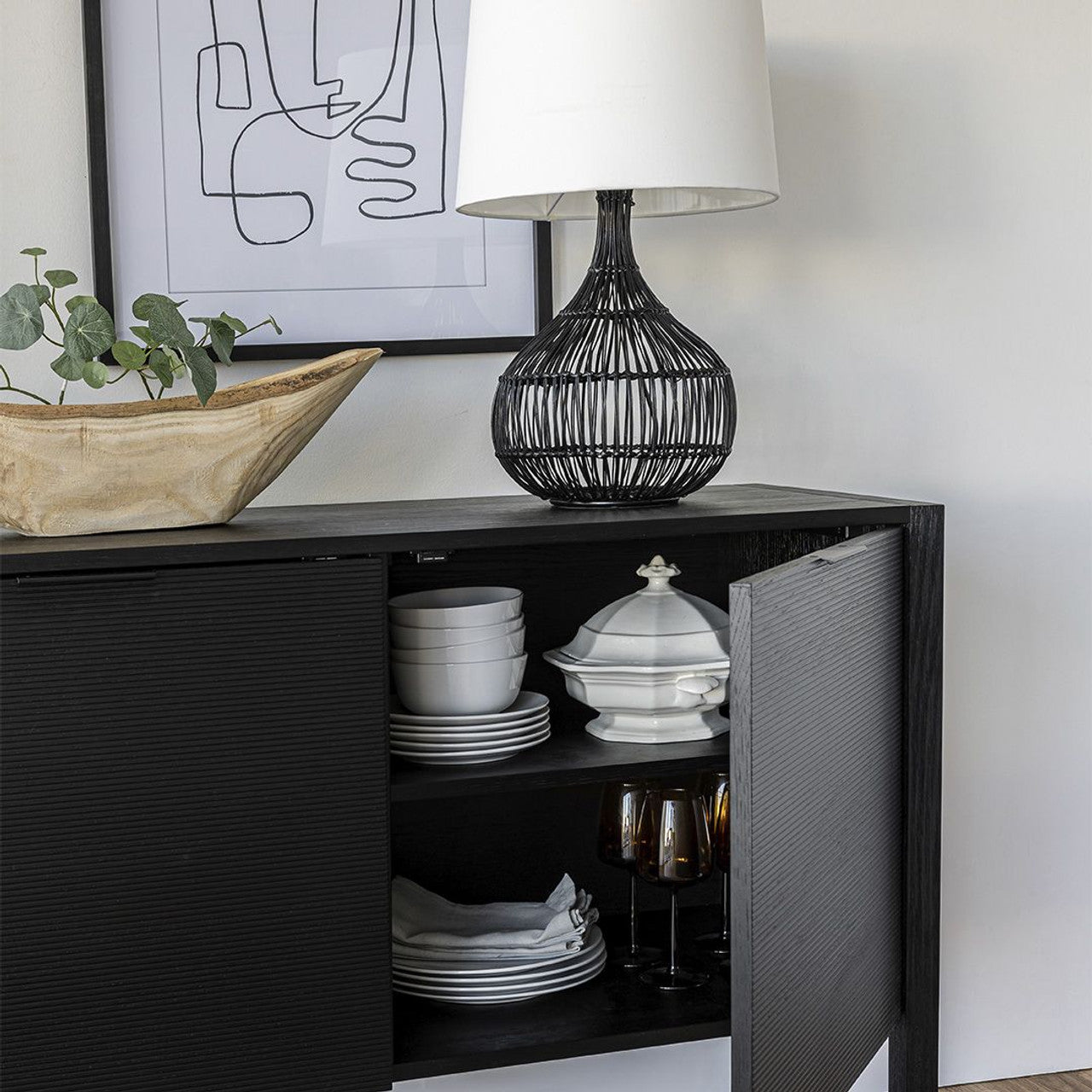 Dunbar 3 Door Sideboard