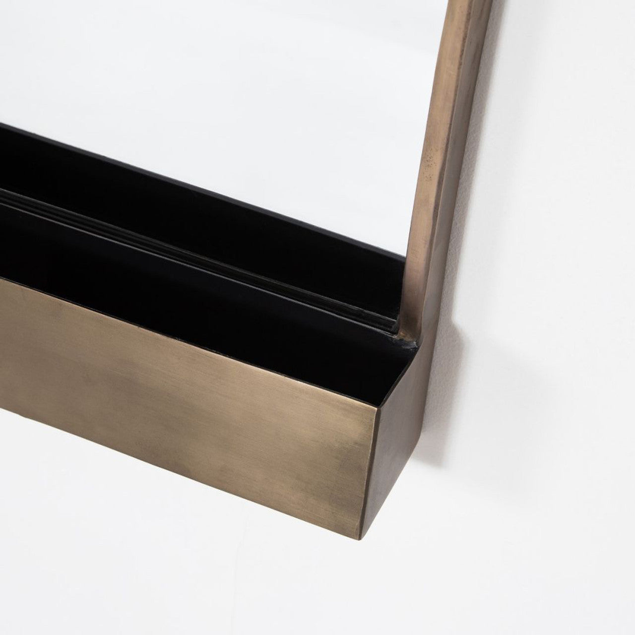 Burnaby Mirror - Brushed Gold
