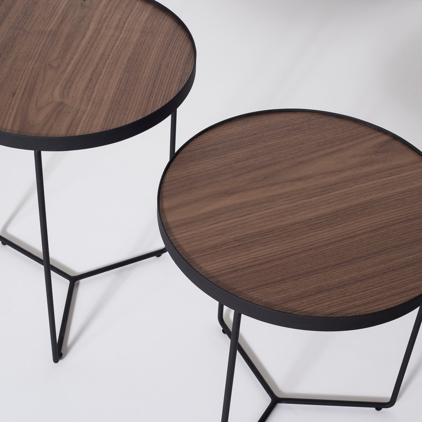 Gastown Nesting Tables - Walnut (Set of 2)
