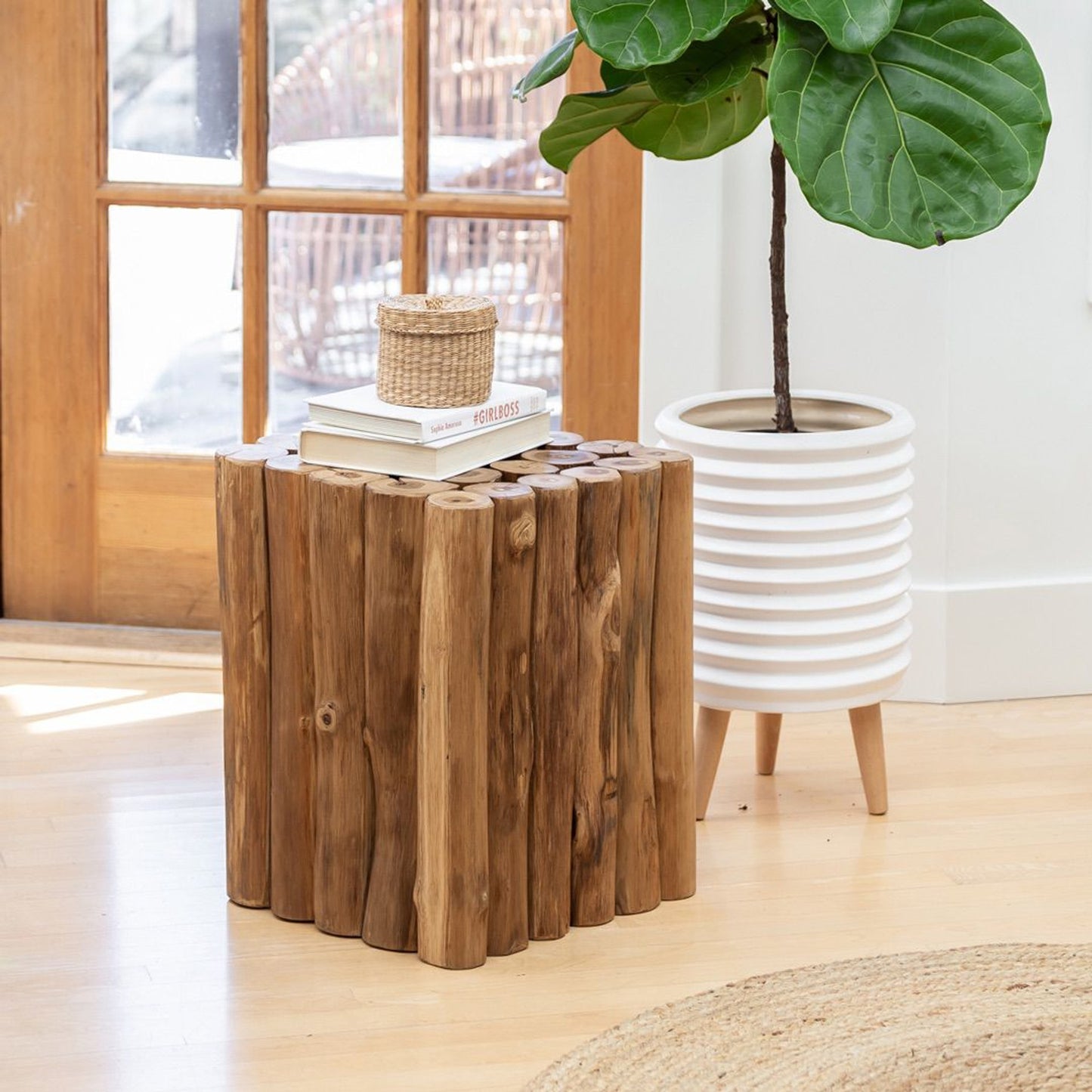 Pacific Kotak Square Stool