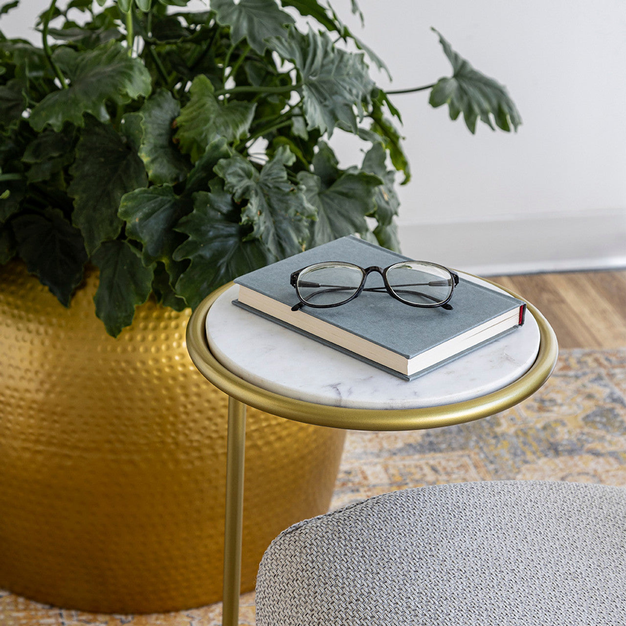 Noor Accent Table - Gold