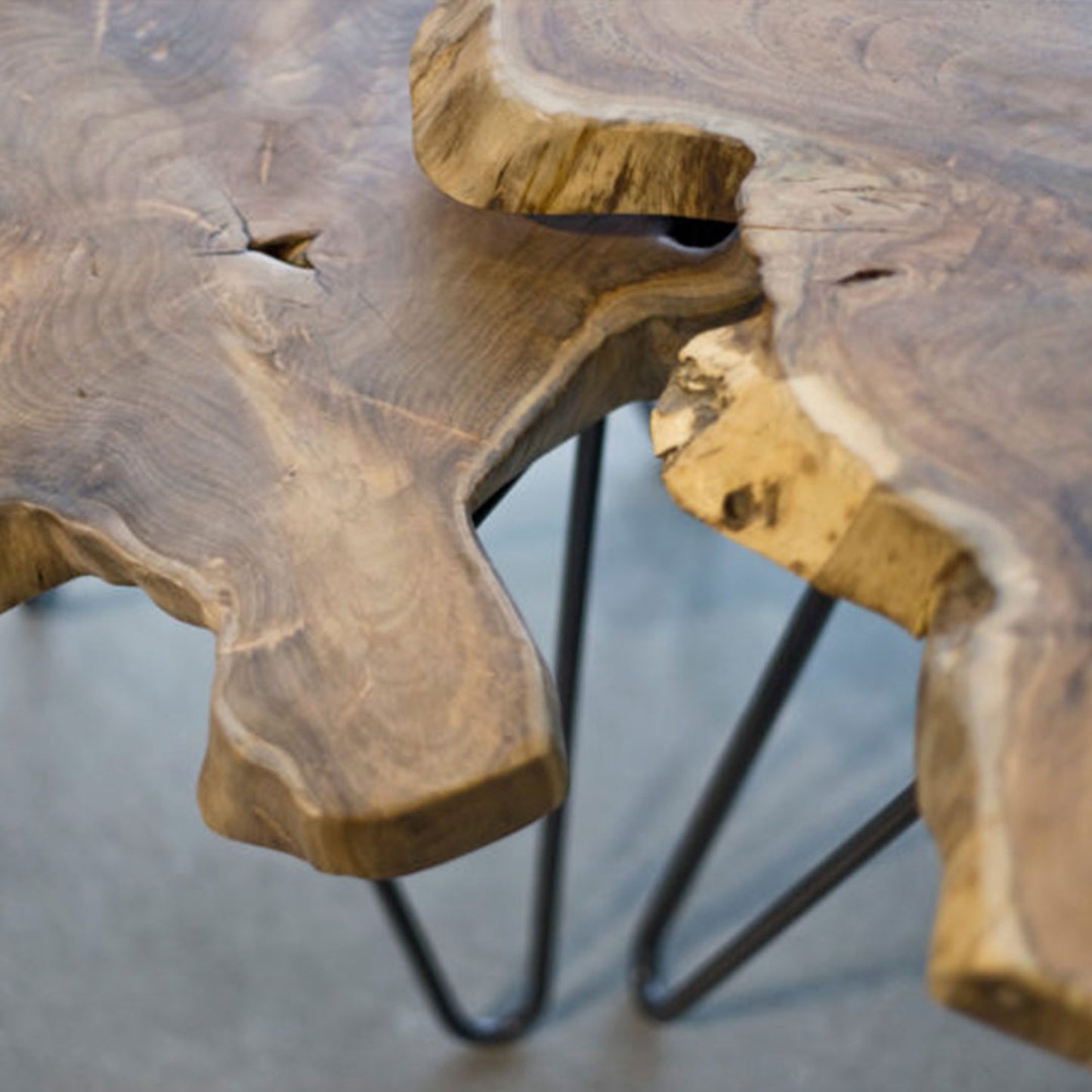Pacific Hairpin Nesting Table - L