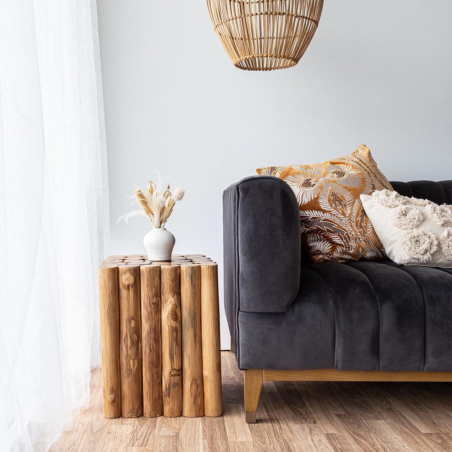 Pacific Kotak Square Stool