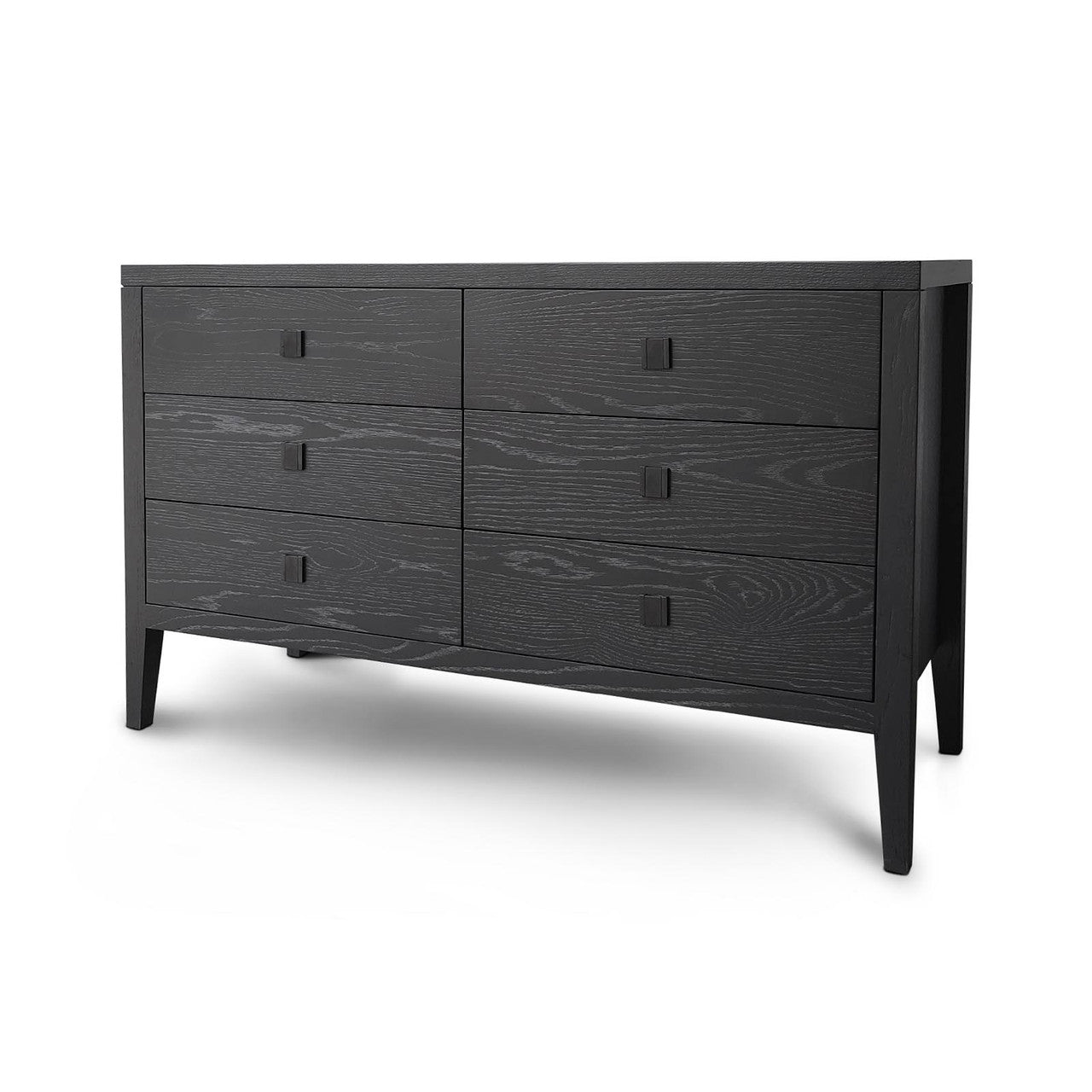 Sunset Drawer Dresser - 6 Drawer - Black