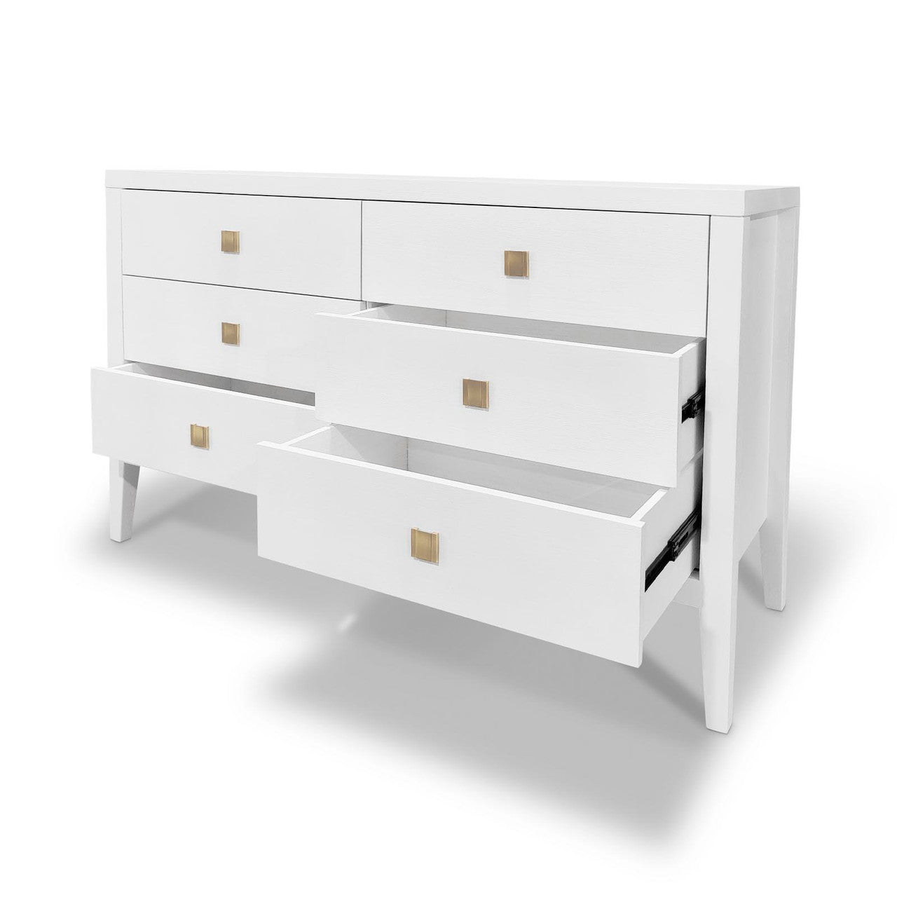 Sunset Drawer Dresser - 6 Drawer - White