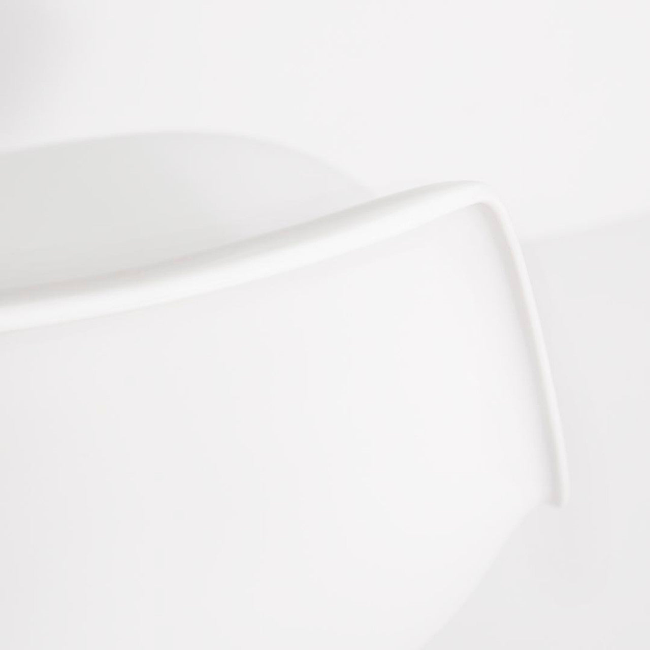 Fairview Chair - White Seat Chrome Base