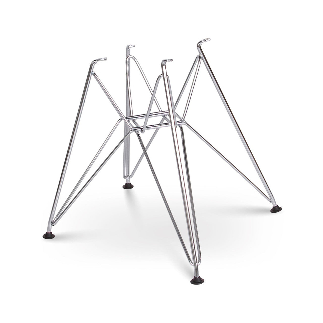 Fairview Chair - White Seat Chrome Base