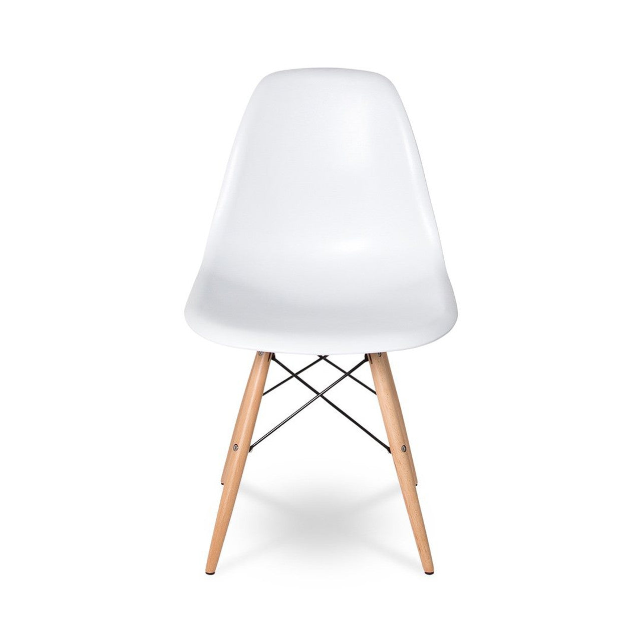Fairview Chair - White Seat Wood Base