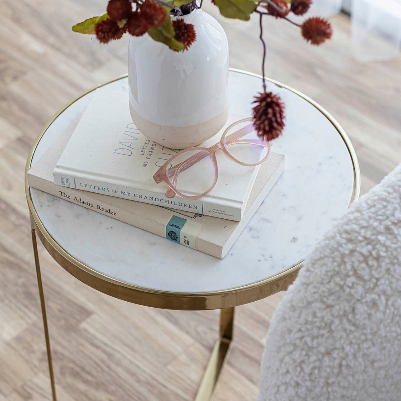 Lions Gate Marble Accent Table