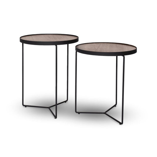 Gastown Nesting Tables - Walnut (Set of 2)