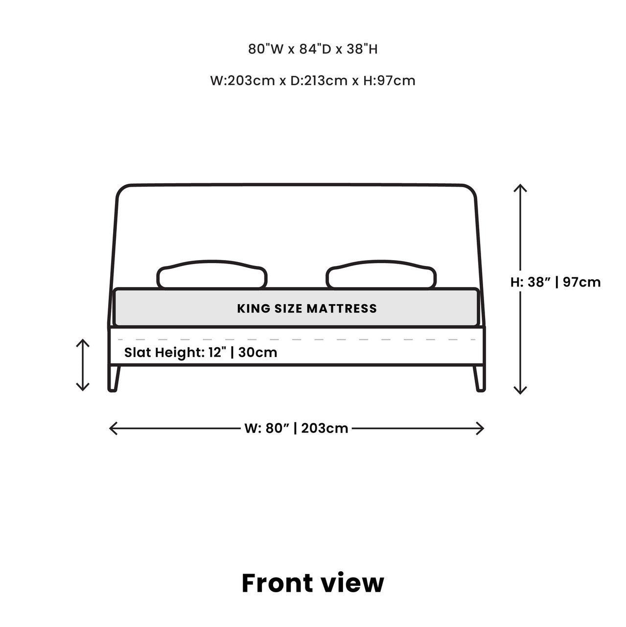 Dunbar Wood King Bed - Black