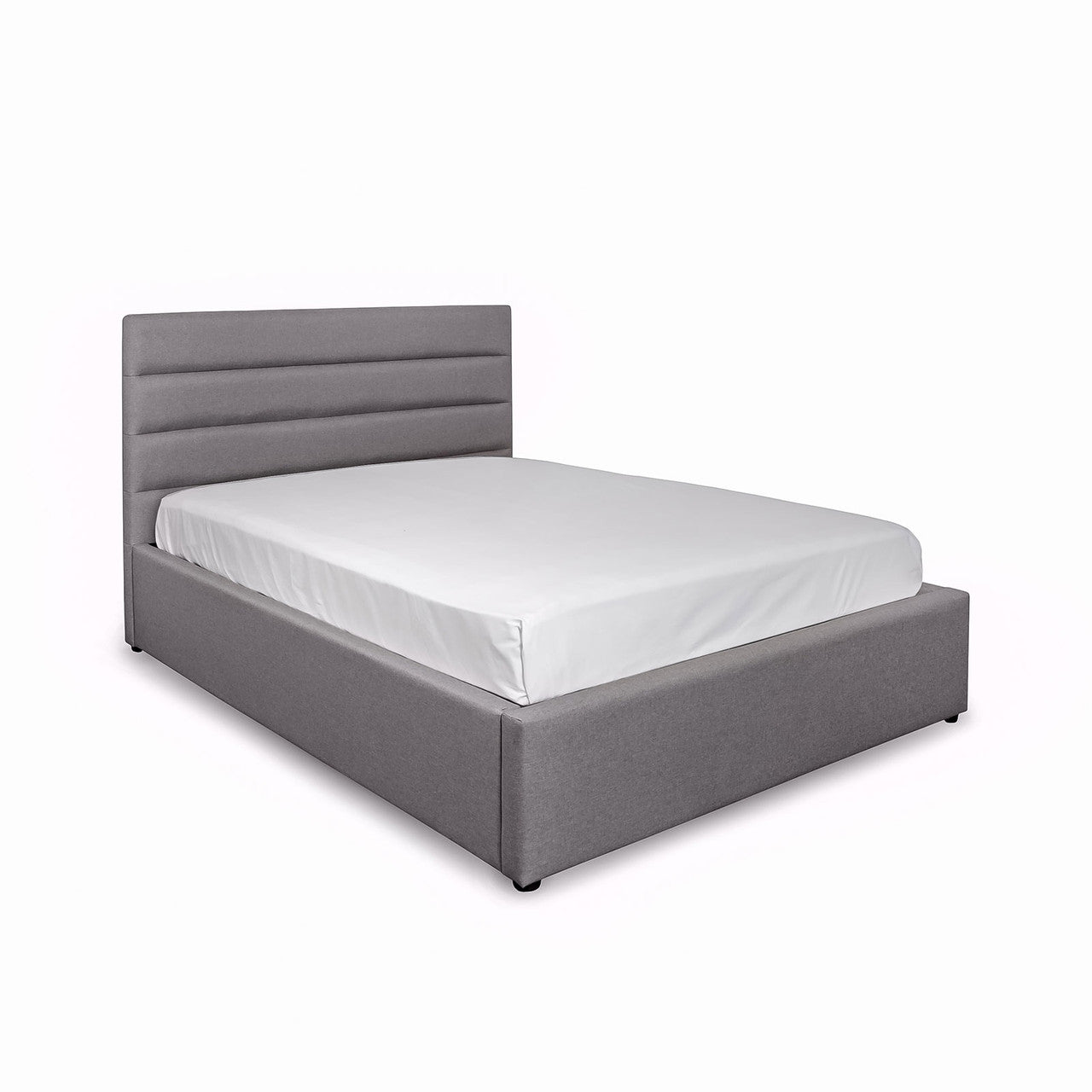 Seymour Double Bed - Stone