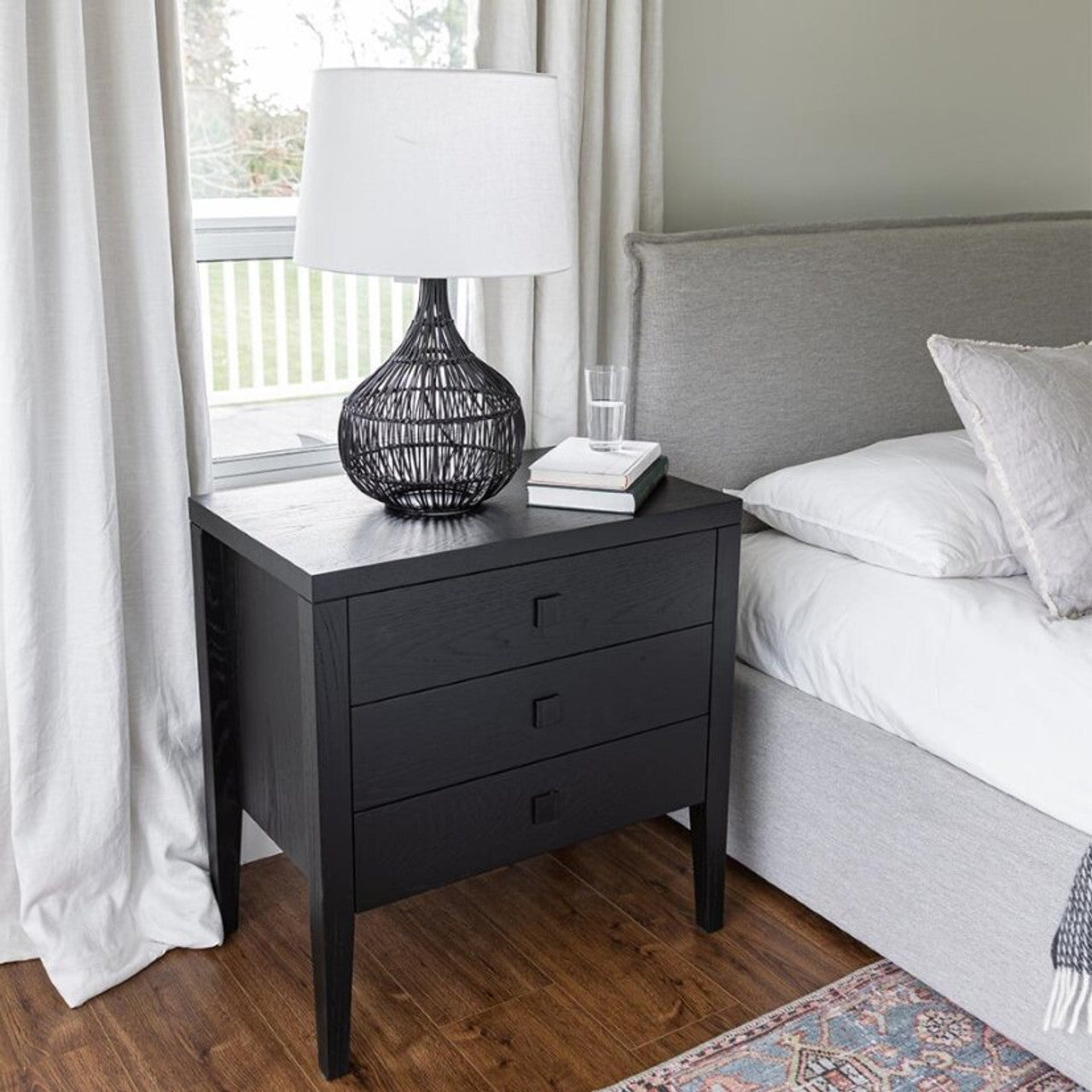 Sunset Drawer Dresser - 3 Drawer - Black