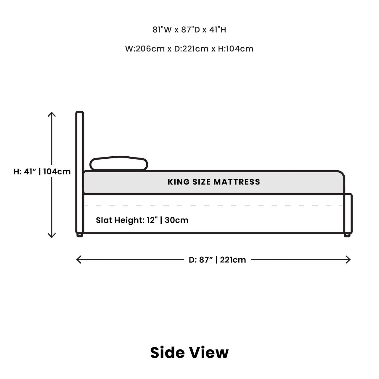 Shaughnessy King Bed Short - Sand