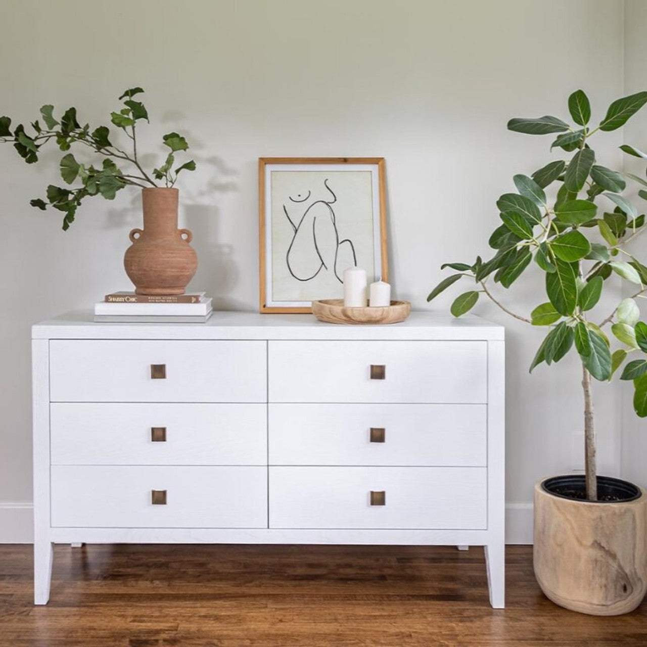 Sunset Drawer Dresser - 6 Drawer - White