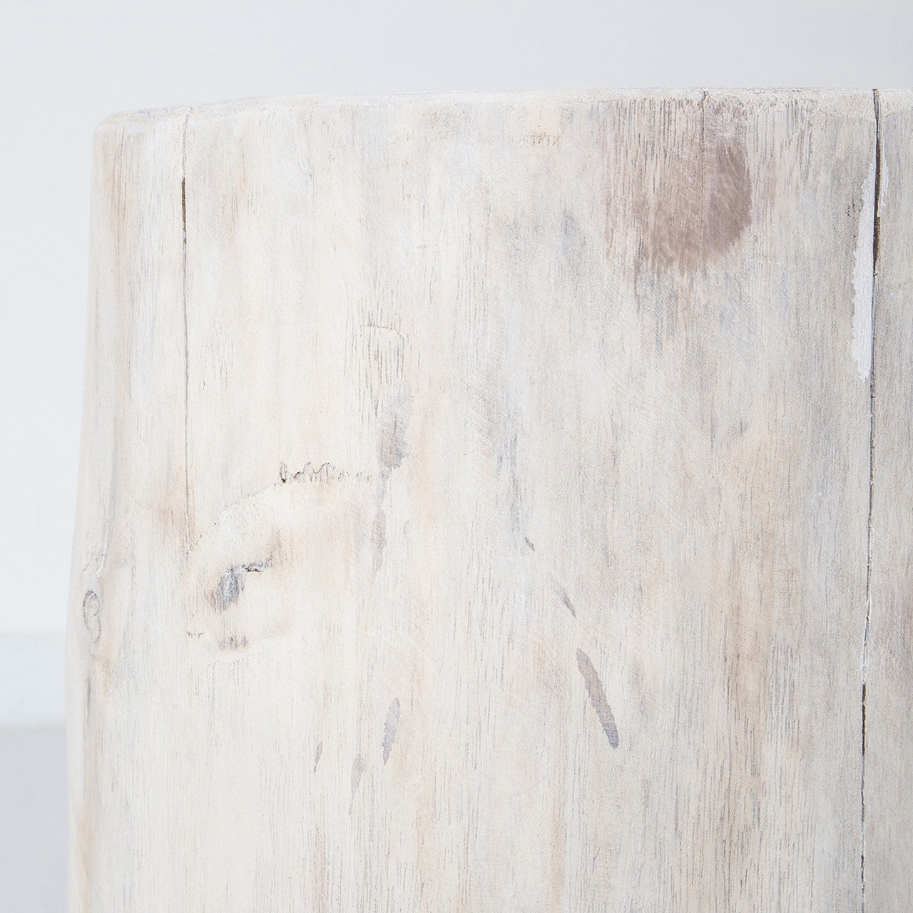 Collingwood Wide 16" Stump - Round - White