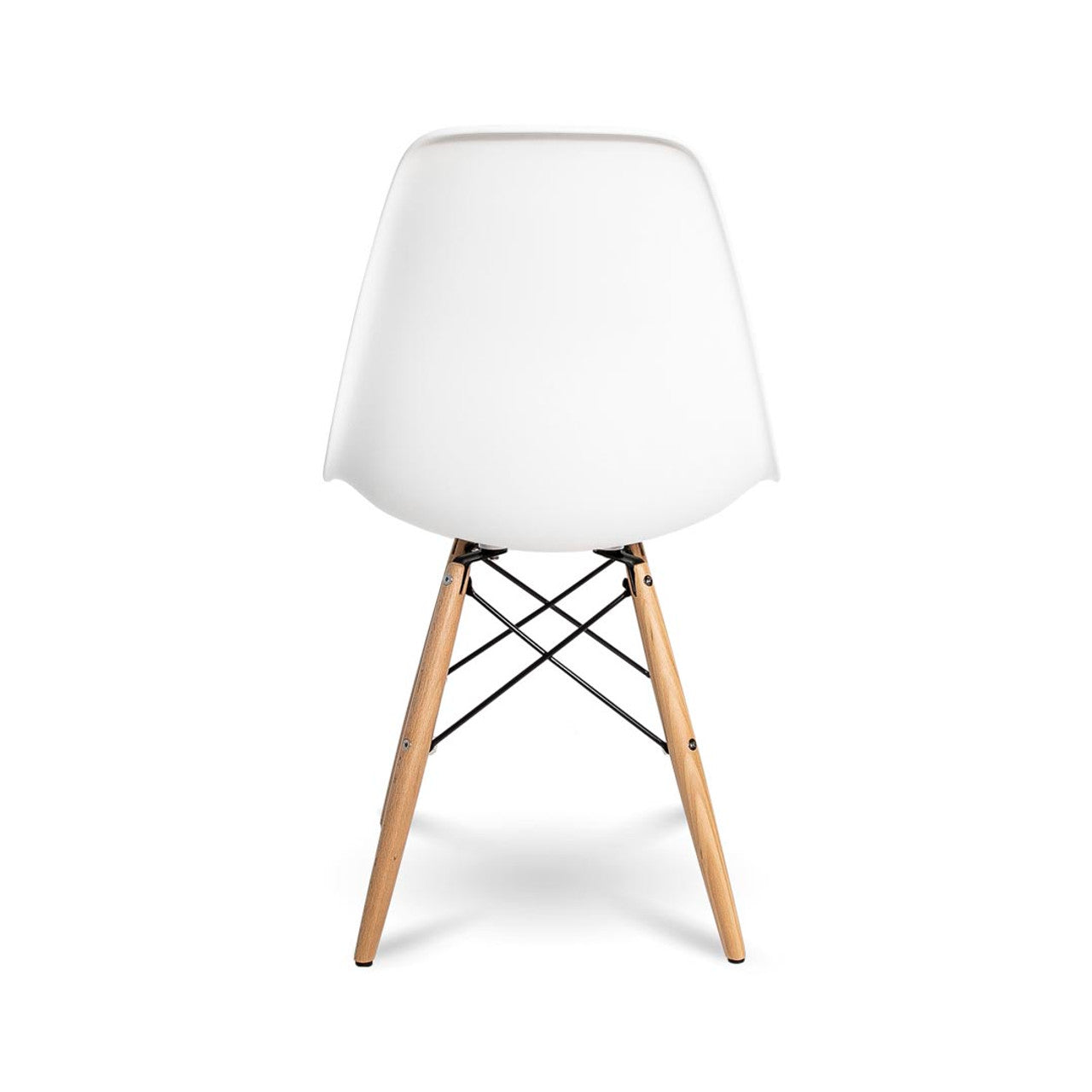 Fairview Chair - White Seat Wood Base