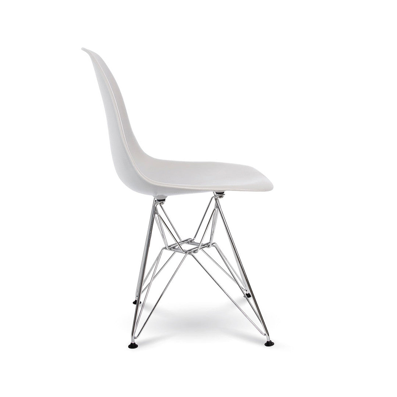 Fairview Chair - Grey Seat Chrome Base