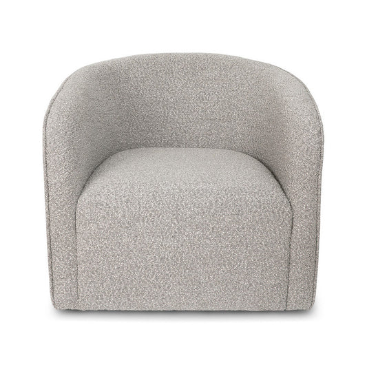 Arbutus Swivel Chair - Greige Boucle