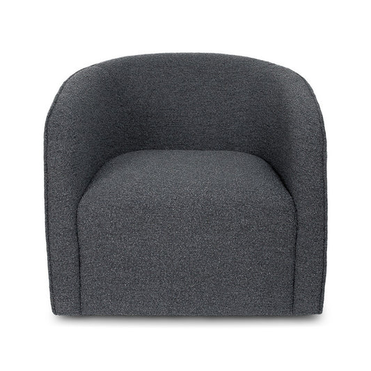 Arbutus Swivel Chair - Slate Boucle