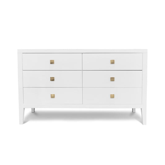 Sunset Drawer Dresser - 6 Drawer - White