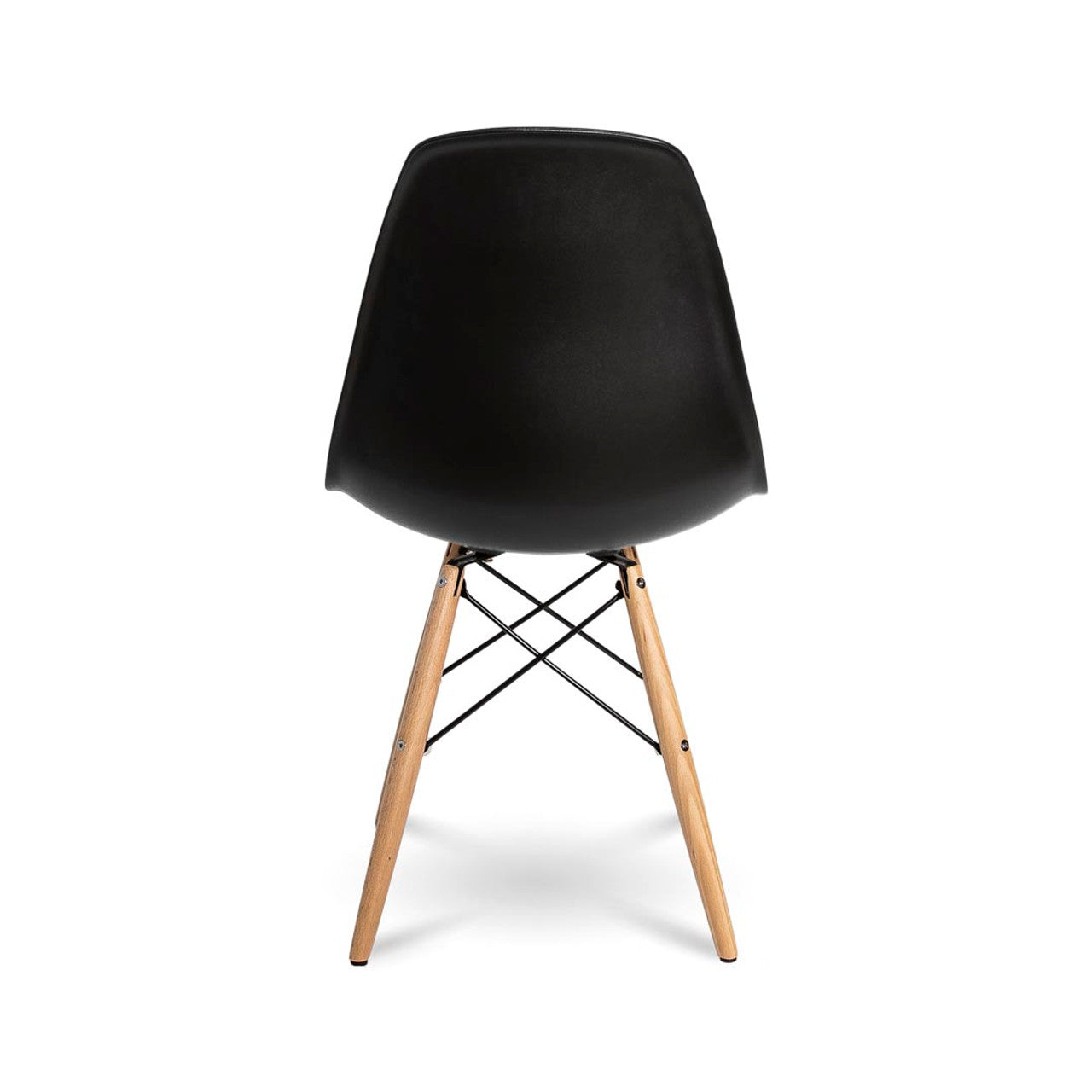 Fairview Chair - Black Seat Wood Base