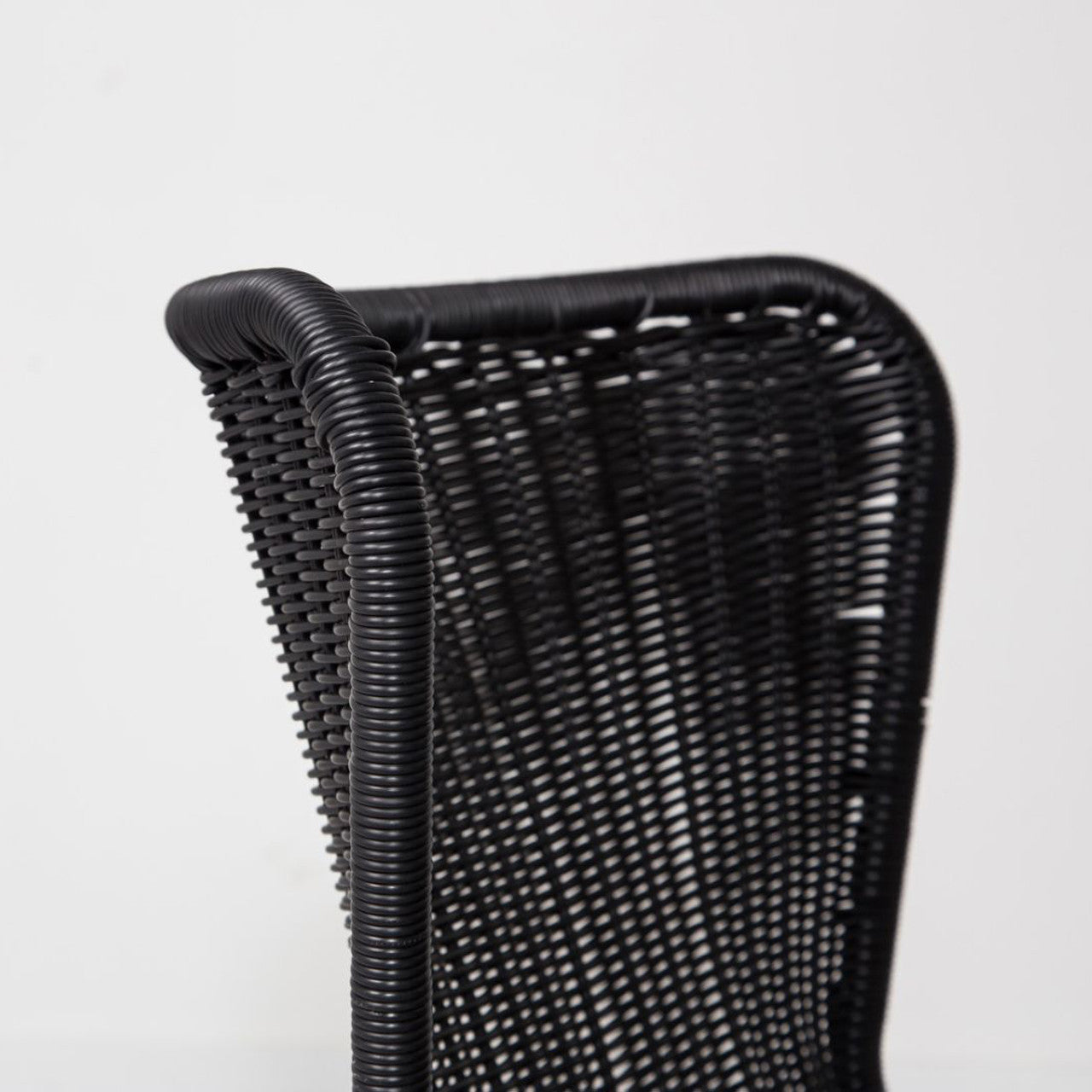 Dunbar Wave Dining Chair - Black