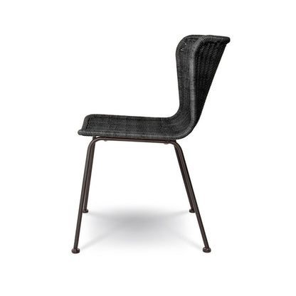 Dunbar Wave Dining Chair - Black