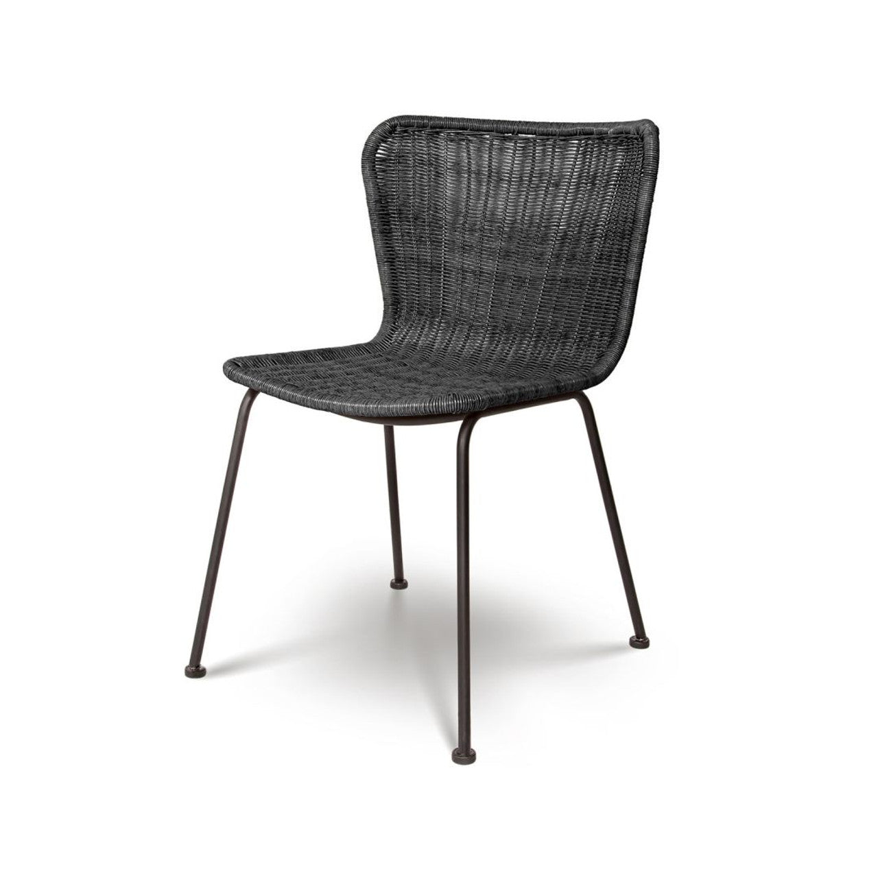 Dunbar Wave Dining Chair - Black